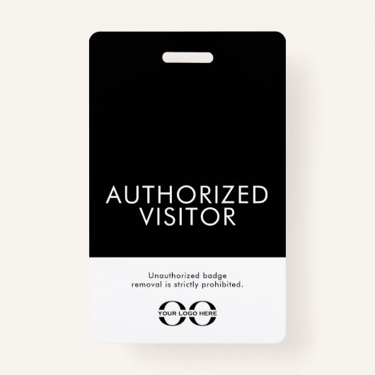 カスタマイズ可能な認定ビジターバッジ バッジ (裏面)