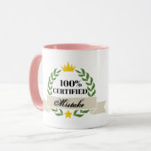 カスタマイズ可能な認定ミスレトロバナー マグカップ (正面左)