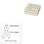 カスタマイズ可能な認識度リボン ラバースタンプ (押印)