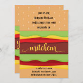 カスタマイズ可能な誕生日のパーティの招待状 招待状 (正面/裏面)