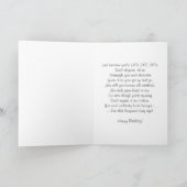 カスタマイズ可能な誕生日カード カード (内部)