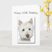 カスタマイズ可能な誕生日カード カード (黄色い花)