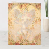 カスタマイズ可能な誕生日カー中国のド – Crested Dog カード (裏面)