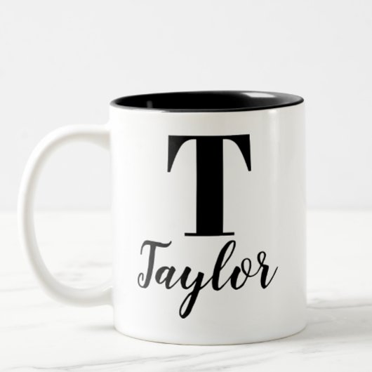 カスタマイズ可能な誕生日ギフトパーソナライズされた誕生日 ツートーンマグカップ