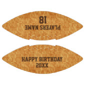 カスタマイズ可能な誕生日サッカー アメリカンフットボール (パネル)