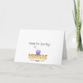 カスタマイズ可能な誕生日写真カスタマイズ-  カード (裏面)