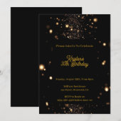 カスタマイズ可能な誕生日招待状 招待状 (正面/裏面)