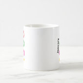 カスタマイズ可能な誕生日月と年のギフト コーヒーマグカップ (中央)