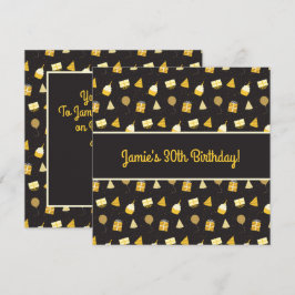 カスタマイズ可能な誕生日 招待状