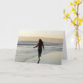 カスタマイズ可能な誕生日/母の日 カード (黄色い花)