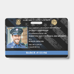 カスタマイズ可能な警察官法執行機関ID バッジ