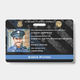 カスタマイズ可能な警察官法執行機関ID バッジ