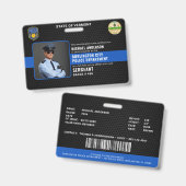 カスタマイズ可能な警察官法執行機関ID バッジ (正面＆裏面)