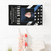 カスタマイズ可能な警察退職パーティー写真 横断幕 (インサイチュ)