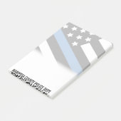 カスタマイズ可能な警察部名シンブルーライン ポストイット (アングル)