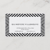 カスタマイズ可能な贅沢なパターンの名刺 名刺 (裏面)