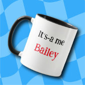 カスタマイズ可能な赤いキャップ小さなマウスマグ マグカップ