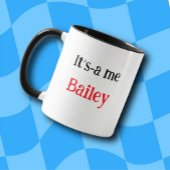 カスタマイズ可能な赤いキャップ小さな猫マグカップ マグカップ