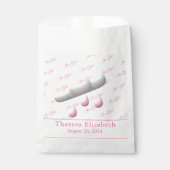 カスタマイズ可能な赤ちゃんシャワーの女の子 フェイバーバッグ (正面)