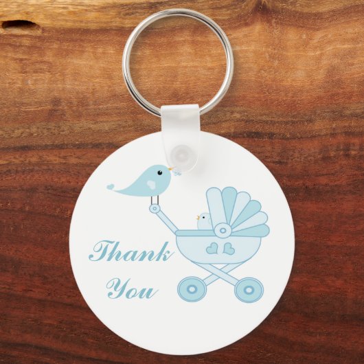 カスタマイズ可能な赤ちゃんシャワーパーティーの好意キーチェーン キーホルダー (正面)