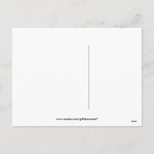 カスタマイズ可能な赤と金ゴールドのクリスマス シーズンポストカード (裏面)