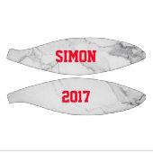 カスタマイズ可能な赤大理石テクスチャ ミニバスケットボール (パネル)