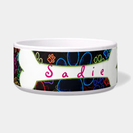 カスタマイズ可能な足のプリント犬ボール ボウル