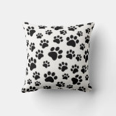 カスタマイズ可能な足跡枕 クッション (裏面)