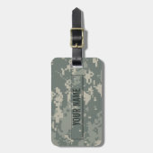 カスタマイズ可能な軍隊ACUのカムフラージュ ラゲッジタグ (正面縦)