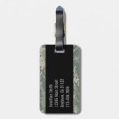 カスタマイズ可能な軍隊ACUのカムフラージュ ラゲッジタグ (裏面縦)