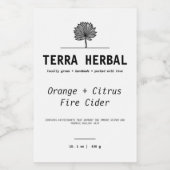 カスタマイズ可能な農家市場製品ラベル フードラベル (シングルラベル)