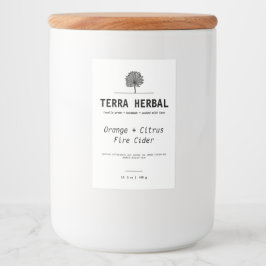 カスタマイズ可能な農家市場製品ラベル フードラベル