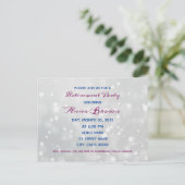 カスタマイズ可能な退職実績パーティー《写真》ぼけ味 ポストカード (スタンド正面)