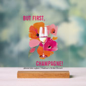 カスタマイズ可能な透明アクリルバー標識 アクリルサイン (ニュートラル)