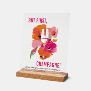 カスタマイズ可能な透明アクリルバー標識 アクリルサイン