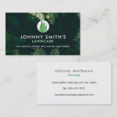 カスタマイズ可能な造園スローガン名刺 名刺 (正面/裏面)