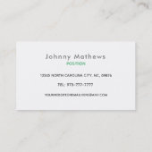 カスタマイズ可能な造園スローガン名刺 名刺 (裏面)