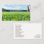 カスタマイズ可能な造園名刺 名刺 (正面/裏面)