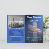 カスタマイズ可能な週刊教会の公報（愛国的） (スタンド正面)