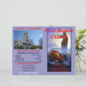 カスタマイズ可能な週刊教会の速報 – 外部のみ (スタンド正面)