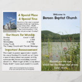 カスタマイズ可能な週刊教会速報（外部のみ） (正面)