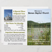 カスタマイズ可能な週刊教会速報（外部のみ） (正面/裏面)