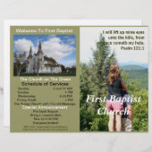 カスタマイズ可能な週刊教会速報（外部のみ） (正面/裏面)