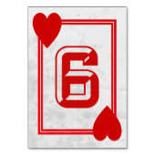 カスタマイズ可能な遊ぶカードテーブル数(No.6) テーブルナンバー (裏面)