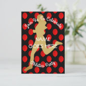 カスタマイズ可能な運動競技のパーティの招待状 招待状 (スタンド正面)