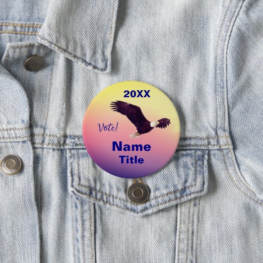 カスタマイズ可能な選挙の政治 缶バッジ (インサイチュ)