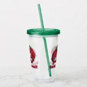 カスタマイズ可能な邪悪なトマト アクリルタンブラー (左)