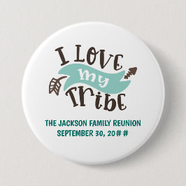 カスタマイズ可能な部族の家族懇親会 缶バッジ