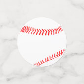 カスタマイズ可能な野球パーティーテーブル紙吹雪 コンフェッティ (スモール正面)