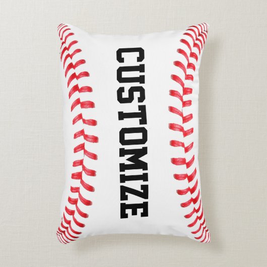 カスタマイズ可能な野球ベッドルームアクセント枕 アクセントクッション (正面(垂直))
